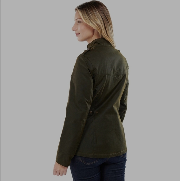 Barbour Women's Winter Defense Wax Jacket - Picture 9 of 16